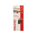 VELCRO Brand - Sticky Back Hook and Loop Fasteners, Perfect for Home or Office, 5' x 3/4" Tape - Black