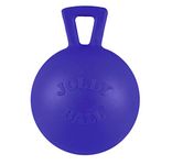 Jolly Pets 4-Inch Tug-n-Toss Toy Ball Mini Blue