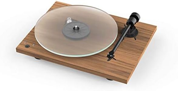 Pro-Ject T1 Phono SB Turntable with Electronic Speed Change and built-in Phono Preamp (Walnut)