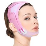 Reusable V-line Lifting Tape Double Chin Reducer Strap Comfortable Face Slimmer Mask Chin Eliminator Preventing Sagging Face Tightening Skin Lifting Mask for Women Men Face Belt, Chin Strap, Lift Tape