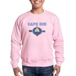 CafePress Cape Cod 1 Sweatshirt Classic Crew Neck Sweatshirt Pink