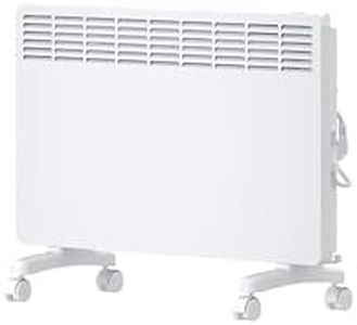 STIEBEL ELTRON Elektroheizung Standgerät für ca. 25 m², TÜV geprüft, Konvektor-Heizung mit elektronischer Regelung, 2 kW, energiesparend, LC-Display, Rollen, 204451