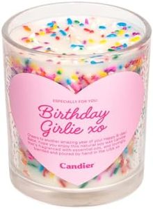 Birthday Cake Scented Candle with Sprinkles, Natural Soy Candle with Birthday Cake, Aromatherapy for Relaxation, Unique Candles Gifts for Women, 60-Hour Burn Time - Candier by Ryan Porter