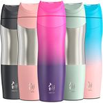 Sophie & Jasmine London 480ml Travel Mugs for Hot Drinks- Double Insulated, Leakproof, Stainless Steel Coffee Tea Tumbler