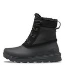 THE NORTH FACE Women's Shellista V Shorty Waterproof Snow Boot | Stylish Winter Boot with 4.5mm Lugs, TNF Black/TNF Black, 7