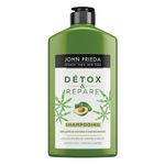 John Frieda & Detox Shampoo with Avocado Oil and Green Tea for Damaged Hair, 250 ml