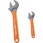 Extra-Capacity Adjustable Wrench 2-Piece