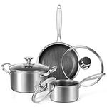 Stainless Steel Pots and Pans Set N
