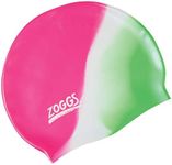 Zoggs Childrens Silicone Swimming Cap, Swim Hat, up to 14 Years