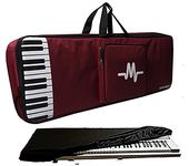 Mexa keyboard bag Compatible with casio cts200 / cts100 / cts300 / cts195 keyboard padded quality with dust cover.