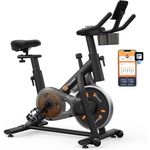 Flexnest Flexbike Lite Exercise Cycle Smart Bluetooth Exercise Cycle For Home With 500+ Live Classes On App,100 Resistance Levels Cycle For Exercise At Home Gym Workout & Cardio Spin Bike (7.5Kg Flywheel)