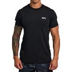 RVCA Men's Sport Vent Short Sleeve Crew Neck T-Shirt, Black, Large