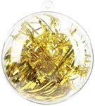 20Pcs 8cm Clear Baubles,Empty Plast