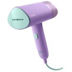 Philips 3000 Series Handheld Garment Steamer — Ready to use in seconds; Fast 20 g/min Steam; Best Travel Companion; 100 ml Tank — Storage Pouch — Purple — STH3010/30