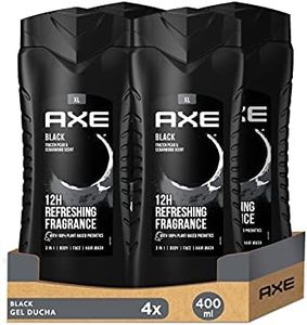 AXE 3-in-1 Shower Gel & Shampoo Black XL - Bodywash and Shampoo for Body, Face and Hair