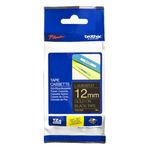 Brother TZe-334 - Standard adhesive - gold on black - Roll (1.2 cm x 8 m) 1 cassette(s) laminated tape - for Brother PT-D210, D600, H110, P-Touch PT-1005, 1880, E800, H110, P-Touch Cube Plus PT-P710