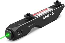 Votatu M4L-G Green Laser Sight Compatible with M-Lok Rail Surface, Ultra Low-Profile Tactical Rifle Laser Sight with Strobe Function Magnetic Rechargeable,IIIA Class Laser Power Output ≤5mw,