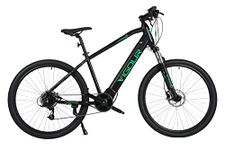 Vitesse Vigour Electric Mountain Bike for Adults, 60 Miles Range, 9 Speed Gears with 250w Mid Motor and Front Suspension for a Smooth Comfortable Ride, 18” Frame and 27.5” Wheels