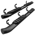 Tyger Auto TG-SS2C35048 TYGER RIDER Running Boards Compatible with 07-18 Chevy Silverado / GMC Sierra 1500 (Inc. 19 LD/Limited); 07-19 2500/3500 | Double & Extd Cab | 3.5" W | Textured Black Side Step