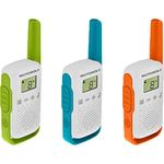 Motorola T110TP Two-Way Radio, 3-Pack, Up to 25km