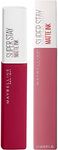 Maybelline New York SuperStay Matte Ink Lip Tint with Opaque Effect Intense Long-Lasting Color with Precision Tip Applicator Make Up Kit of 2 Lipsticks with 115 Founder and 15 Lover
