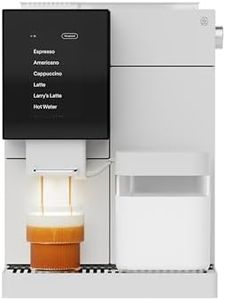 Terra Kaffe Super Automatic Espresso Machine - App-Enabled Coffee Machine - Auto Wake & Sleep - All Milk Types - Roaster-Approved Espresso Settings - Cappuccino Machines for Home - White TK-02
