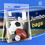 24/7 Bags- XL Double Zipper Bags, 10 Gallons, 15 Count, Stand & Fill, Carry Handle, BPA-Free, Air Tight Seal