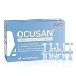 Ocusan Single Dose Eye Drops for Dry Eyes Lubricating Eye Drops for Contact Lenses Preservative Free Eye Drops Hyaluronic Acid Eye Drops Artificial Tears for Red Eyes & Itchy Eyes lubricant eye drops