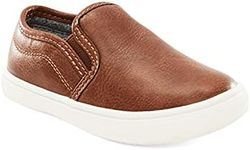 Simple Joys by Carter's Boy's Jack Slip-on Shoe Sneaker, Brown, 10 Toddler