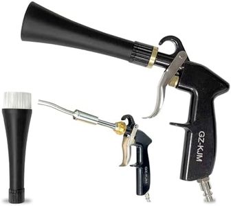 GZ-KJM High Pressure Car Interior Spraying Washing Gun with 2 Set Nozzle Sprayer Connector Air Pulse Car Washing Equipment Tool (Upgrade-Dust Blow Gun)
