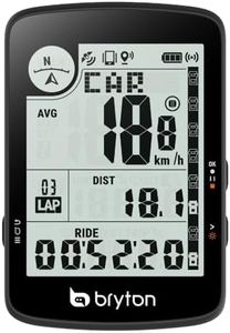 Bryton Rider 17 3.0 inch LCD Screen Wireless GPS Bike/Cycling Computer, Compatible with Bike Radar, 25hrs Long Battery Life, Bluetooth, Waterproof, Live Track
