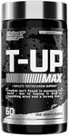 Nutrex Research T-UP Testosterone Booster Supplement for Men - Increase Levels, Boost Strength & Recovery - 60 Capsules