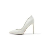 ALDO Women's Lala Pump, White, 5 UK