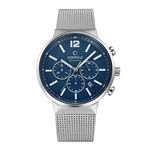 Obaku Analog Blue Dial Men's Watch-V180GCCLMC