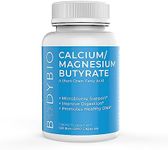 BodyBio Butyrate with Calcium & Magnesium - Supports Healthy Digestion, Gut & Microbiome - Leaky Gut Repair - Control Bloating - Fuel for Healthy Gut - 100 Capsules