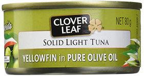 Clover Leaf Solid Light Yellowfin Tuna in Olive Oil – Canned Tuna – 24 Count
