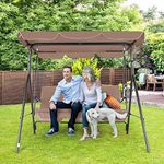 GARTOO 3-Seat Patio Swing Chair, Ou