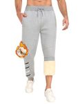 Niwicee Mens Fleece Joggers Casual Tracksuit Bottoms Slim Fit Jogging Sweatpants Winter Warm Thermal Pants Jogging Bottoms Plush Trousers with Pockets Drawstring(Light Grey,M)