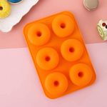BB Big Box Spiral 6 Cavity Donut Silicone Mini Tube Cake Baking Fluted Cake Bundt Pan