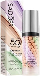 One Step Color Corrector Face Primer,Skin Perfecting Primer Makeup Isolation Cream To Even Complexion,Oil Control-Pore Minimizer Primer With Hyaluronic Acid & Niacinamide Makeup Base Formula