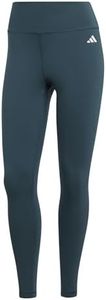 adidas Performance Training Essentials Women's High-Waisted 7/8 Leggings, Turquoise, X-Small