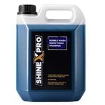 ShineXPro 2.7 Ltr Foam Car Wash Shampoo Concentrate - pH Neutral, Thick Suds With Shine Enhancing Formula - Bubblewash Snow Car Shampoo That Works With Both Bucket Wash And Foam Cannon