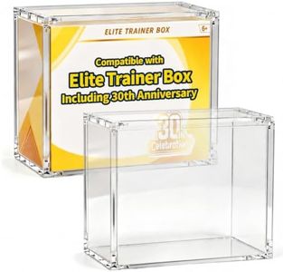 Onucha ETB Acrylic Case with Magnetic Lid, 8+5mm Thick ETB Display Case