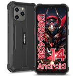 Blackview BV5300Pro Rugged Smartphone Android 14, 12GB+64GB/1TB, 6580mAh Battery, 6.1" HD+ Display, 3 Cards Slot, 13MP Waterproof Camera, P68&IP69K Outdoor Phones, 4G Dual SIM Unlocked,NFC/Face ID