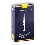 Vandoren SR202 soprano sax traditional reeds strength 2; box of 10