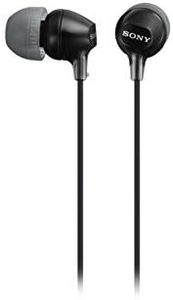 Sony In-Ear Lightweight Headphones with Smartphone Control and Microphone, Black