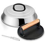 HaSteeL 12In Cheese Melting Dome & 