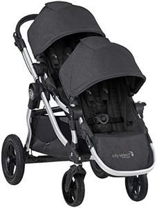 Baby Jogger City Select Double Stroller | Baby Stroller with 16 Ways to Ride, Included Second Seat | Quick Fold Stroller, Jet