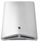 Dryflow Viper Hand Dryer - Double Blade Air Quiet Dryer (Brushed Satin)