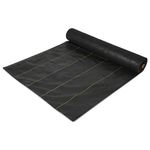 DeWitt Pro-5 Weed Barrier Fabric 5 oz, 5 x 250 Feet – Heavy-Duty Woven Landscape Ground Cover Mat for Raised Garden Bed, Greenhouse Gardening, Outdoor Landscaping, and Commercial Planting
